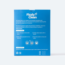 Load image into Gallery viewer, Fizzly Clean Toilet Cleaning Sheets - 30 Sheets | No Parabens, No Phosphates, No Chlorine, Bleach-Free
