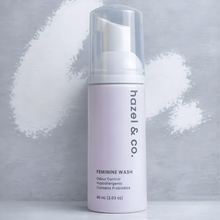 Load image into Gallery viewer, Hazel &amp; Co. Foam Feminine Wash 60ml | Odor Control, Hypoallergenic, Contains Probiotics
