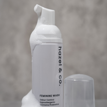 Load image into Gallery viewer, Hazel &amp; Co. Foam Feminine Wash 60ml | Odor Control, Hypoallergenic, Contains Probiotics
