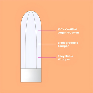 Hormony Organic Regular Tampons (Pack of 16) | Free of Chlorine, Fragrance, and Allergens