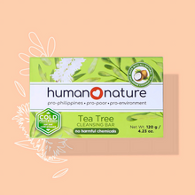 Load image into Gallery viewer, Human Nature 100% Natural Tea Tree Cleansing Bar 120g
