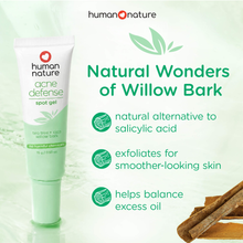 Load image into Gallery viewer, Human Nature Acne Defense Spot Gel 15g | Willow Bark &amp; Cica
