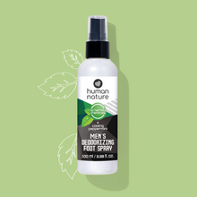 Load image into Gallery viewer, Human Nature Men&#39;s Deodorizing Foot Spray Cooling Peppermint 100ml
