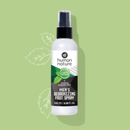 Human Nature Men's Deodorizing Foot Spray Cooling Peppermint 100ml