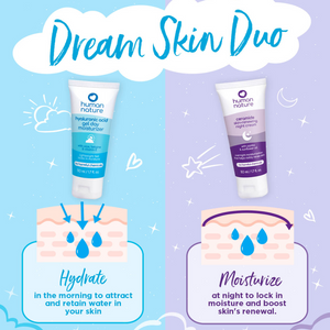Human Nature Hyaluronic Acid Day Moisturizer and Ceramide Night Cream Bundle