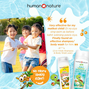 Human Nature Kids 2-in-1 Natural Shampoo and Body Wash 180ml | Gentle, Nourishing, Hydrating, Safe for Kids, Vegan & Cruelty-Free