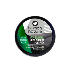 Human Nature Men's Natural Hair Shaper 50g | Delivers Steady Hold, Matte Finish and Polished Look Without Damaging Hair