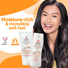 Load image into Gallery viewer, Human Nature Natural Moisturizing Vanilla Shampoo and Conditioner Bundle For Dry, Rough Hair | Free of Sulfates, Silicones, Parabens, and Mineral Oils
