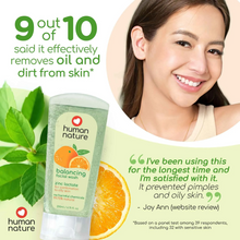 Load image into Gallery viewer, Human Nature Natural Balancing Facial Wash with Zinc Lactate | pH-Balanced 200ml
