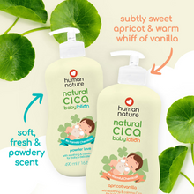 Load image into Gallery viewer, Human Nature Natural Cica Baby Body Lotion 190ml | With Soothing &amp; Calming Cica for Baby’s Delicate Skin
