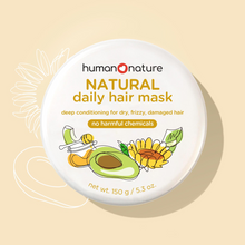 Load image into Gallery viewer, Human Nature Natural Daily Hair Treatment Deep Conditioning for Dry, Rough Hair 150g
