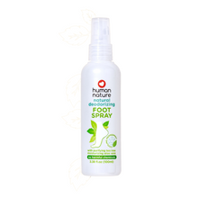 Load image into Gallery viewer, Human Nature Natural Deodorizing Foot Spray 100ml | With Purifying Tea Tree, Cooling Peppermint and Moisturizing Aloe Vera
