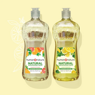 Human Nature Natural Dishwashing Liquid | Biodegradable, Non-Toxic, Chlorine-Free, Dye-Free