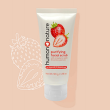 Load image into Gallery viewer, Human Nature Natural Purifying Facial Scrub with Strawberry Seeds and Bamboo Granules 50g
