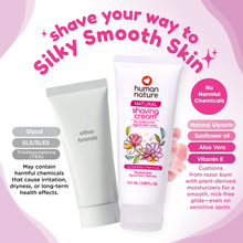Load image into Gallery viewer, Human Nature Natural Shaving Cream 100ml | Glycerin-Rich, SLS-Free Cream for Smooth, Gentle Shave
