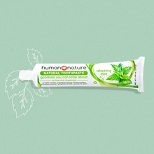 Load image into Gallery viewer, Human Nature Natural Toothpaste Refreshing Mint | Fights Cavities, Prevents Plaque &amp; Tartar Buildup
