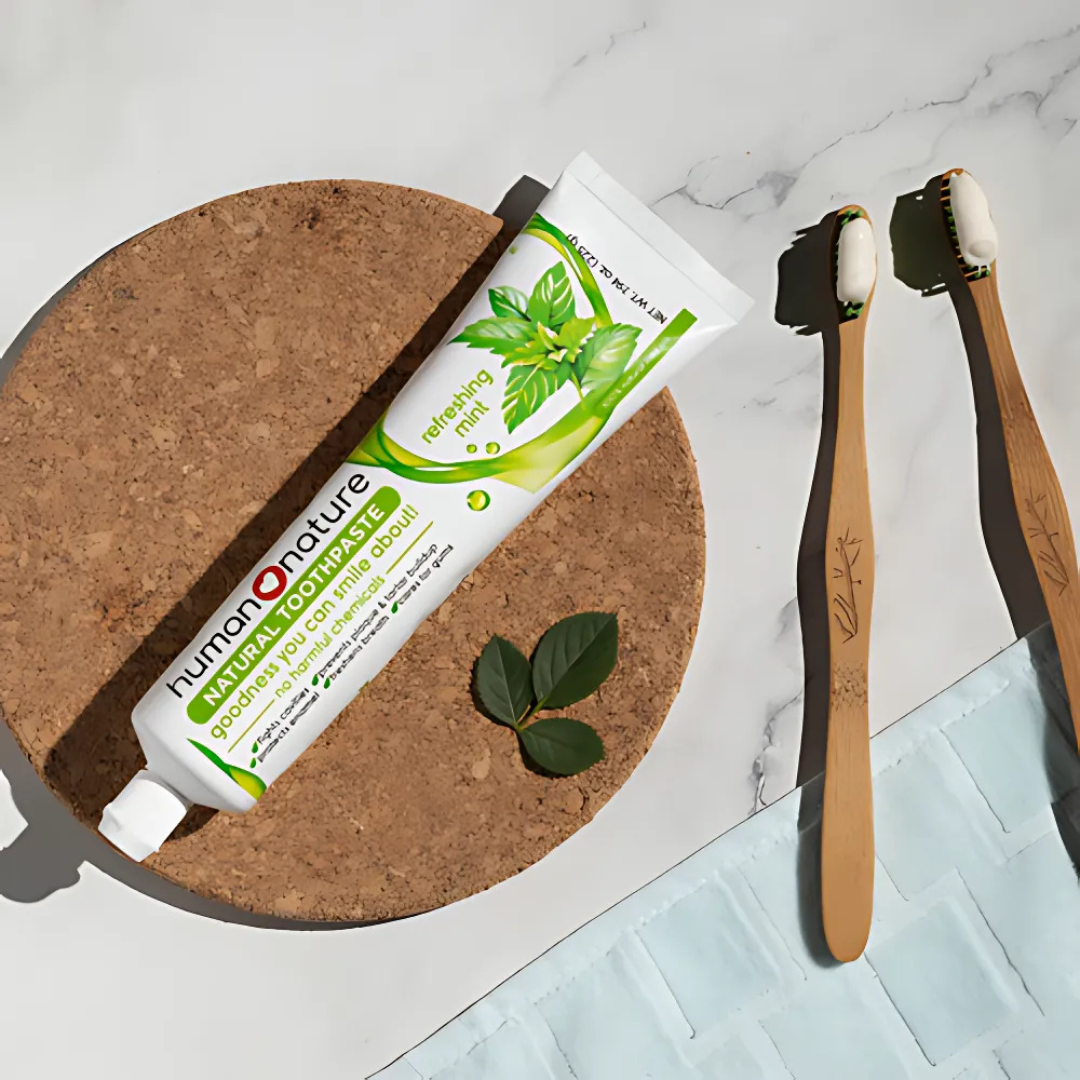 Human Nature Natural Toothpaste Refreshing Mint | Fights Cavities, Pre ...