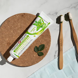 Human Nature Natural Toothpaste Refreshing Mint | Fights Cavities, Prevents Plaque & Tartar Buildup