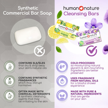 Load image into Gallery viewer, Human Nature Scented Cleansing Bar 120g | Natural Cold-Processed Soap

