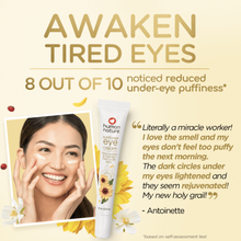 Load image into Gallery viewer, Human Nature Sunflower Eye Cream 15ml | Helps Restore &amp; Brighten Tired, Puffy Eyes
