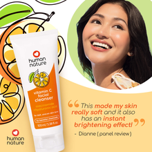 Load image into Gallery viewer, Human Nature Vitamin C Facial Cleanser and Facial Toner Bundle | Vegan, SLS/SLES-Free, Cruelty-Free
