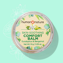 Load image into Gallery viewer, Human Nature Wellness Balm: Rescue (Tea Tree &amp; Lavender) and Comfort (Eucalyptus &amp; Bergamot)
