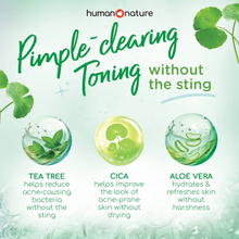 Load image into Gallery viewer, Human Nature Acne Defense Tea Tree &amp; Cica Face Toner 100ml
