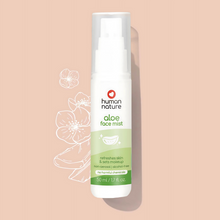 Load image into Gallery viewer, Human Nature Aloe Face Mist | Refreshes Skin &amp; Sets Makeup, Non-Aerosol, Alcohol-Free 50 ml
