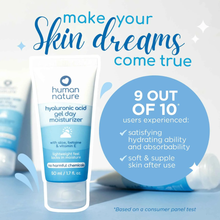 Load image into Gallery viewer, Human Nature Hyaluronic Acid Gel Day Moisturizer 50ml | With Aloe, Betaine, &amp; Vitamin E, Lightweight Feel, Locks in Moisture
