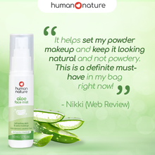 Load image into Gallery viewer, Human Nature Aloe Face Mist | Refreshes Skin &amp; Sets Makeup, Non-Aerosol, Alcohol-Free 50 ml
