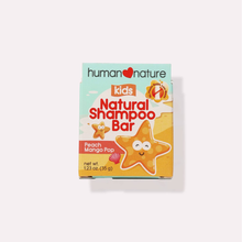 Load image into Gallery viewer, Human Nature Kids Natural Shampoo Bar 35g | Peach Mango Pop
