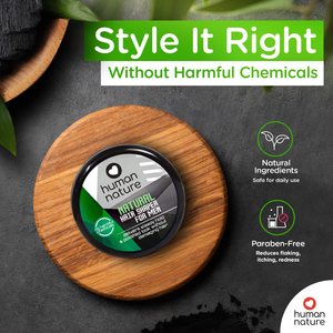 Human Nature Men's Natural Hair Shaper 50g | Delivers Steady Hold, Matte Finish and Polished Look Without Damaging Hair