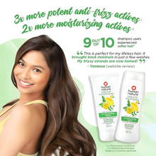 Load image into Gallery viewer, Human Nature Moisturizing +PLUS Green Tea &amp; Lemon Shampoo For Smoother, Frizz-Free Hair 180ml | No SLS/SLES, Silicones, Parabens
