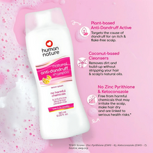 Load image into Gallery viewer, Human Nature Natural Anti-Dandruff Shampoo Lemon Splash Scent 180ml | SLS/SLES-Free, Silicone-Free, Paraben-Free
