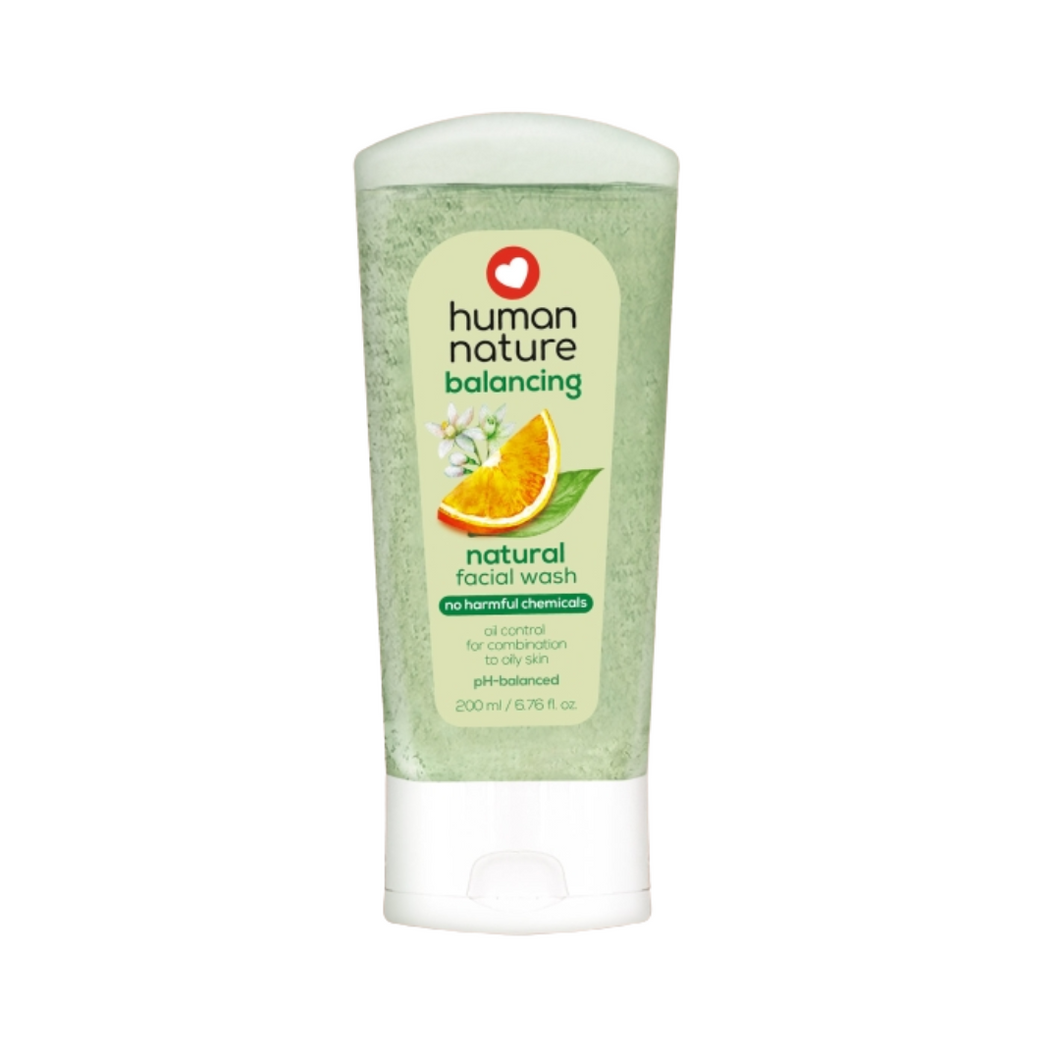 Human Nature Natural Balancing Facial Wash with Elemi | pH-Balanced