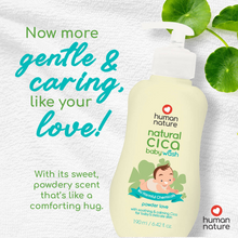 Load image into Gallery viewer, Human Nature Natural Cica Baby Body Wash 190ml | With Soothing &amp; Calming Cica for Baby’s Delicate Skin
