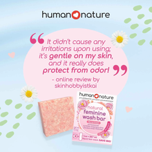 Load image into Gallery viewer, Human Nature Natural Feminine Wash Bar Floral Fresh pH Balanced 35g
