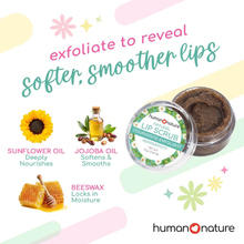 Load image into Gallery viewer, Human Nature Natural Lip Scrub 12g | Nourishing Exfoliant With Peppermint
