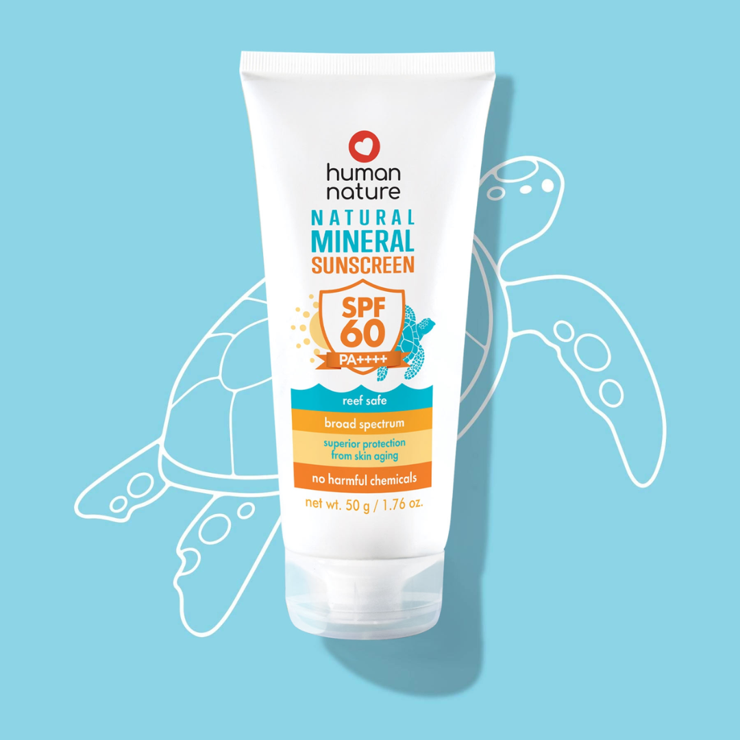 Human Nature Natural Mineral Reef-Safe Sunscreen SPF60 PA++++ | Broad ...