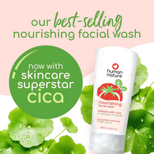 Load image into Gallery viewer, Human Nature Natural Nourishing Facial Wash with Tomato Extract, Cica | pH-Balanced 200ml

