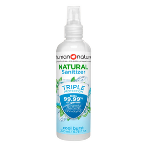 Human Nature Natural Sanitizer 200ml | Triclosan-Free with 60% Ethyl Alcohol