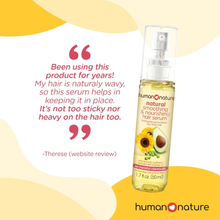 Load image into Gallery viewer, Human Nature Natural Smoothing and Nourish Hair Serum | With Broccoli, Sunflower, Avocado and Soybean Oil 50ml
