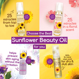 Human Nature Natural Sunflower Beauty Oil Bloom Lightly Scented