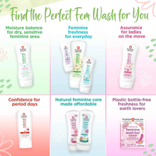Load image into Gallery viewer, Human Nature Powder Cool Natural Feminine Wash 165ml
