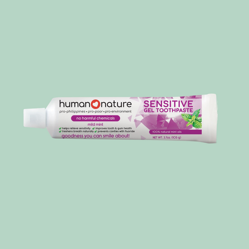 Human Nature Sensitive Gel Toothpaste Mild Mint