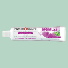 Load image into Gallery viewer, Human Nature Sensitive Gel Toothpaste Mild Mint
