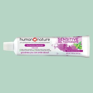Human Nature Sensitive Gel Toothpaste Mild Mint