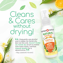 Load image into Gallery viewer, Human Nature Spray Sanitizer | Triclosan-Free 60% Sugarcane Alcohol, Aloe Vera
