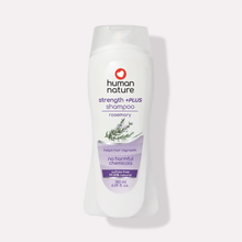 Load image into Gallery viewer, Human Nature Strength +PLUS Rosemary Shampoo To Help Hair Regrowth, Fight Hairfall 180ml | No Sulfates, Parabens, Silicones

