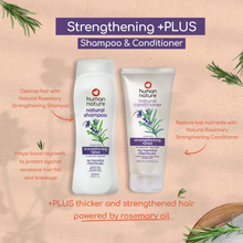 Load image into Gallery viewer, Human Nature Strengthening +PLUS Rosemary Conditioner To Help Hair Regrowth, Fight Hairfall 200ml | No Mineral Oil, Parabens, Silicones
